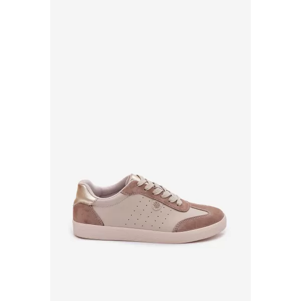  Dámské tenisky S.BARSKI LR61-7091 BEIGE 