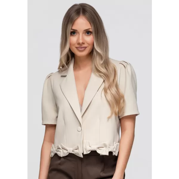  Dámská bunda OMBRE OW-BL-E0002 BEIGE 