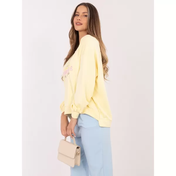  Dámská mikina RUE PARIS RV-BL-A1218.11P BRIGHT YELLOW 