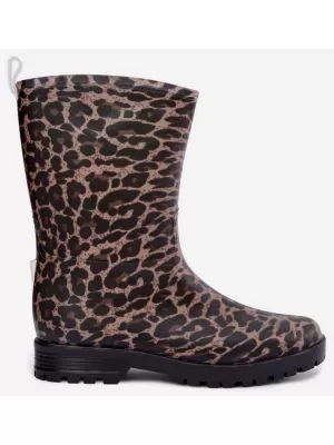 Dámské holínky BOTO DC41 LEOPARD PRINT