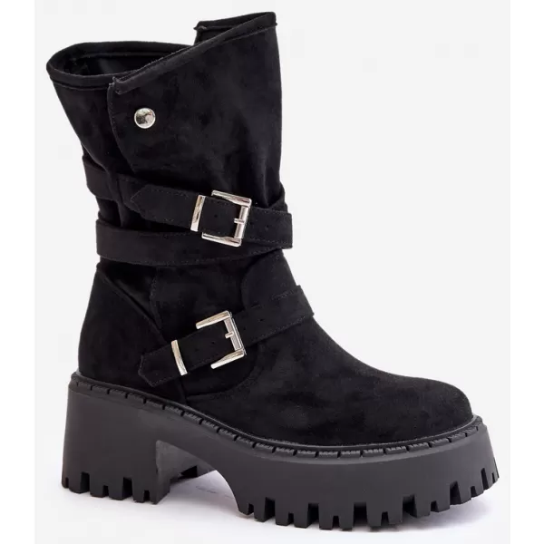  Dámské kotníkové boty BOTO QH7825/DA185 BLACK 