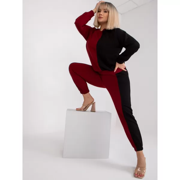  Dámský set EX MODA EM-KMPL-639.88 BURGUNDY 