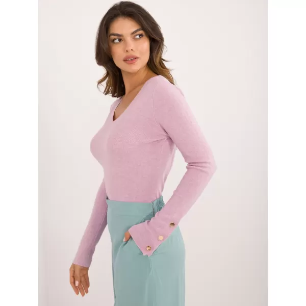  Dámský svetr WOOL FASHION ITALIA AT-SW-2334.49 BRIGHT PURPLE 
