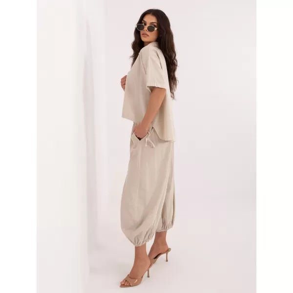  Dámské kalhoty ITALY MODA IT-SP-FL10309-1.02 BEIGE 