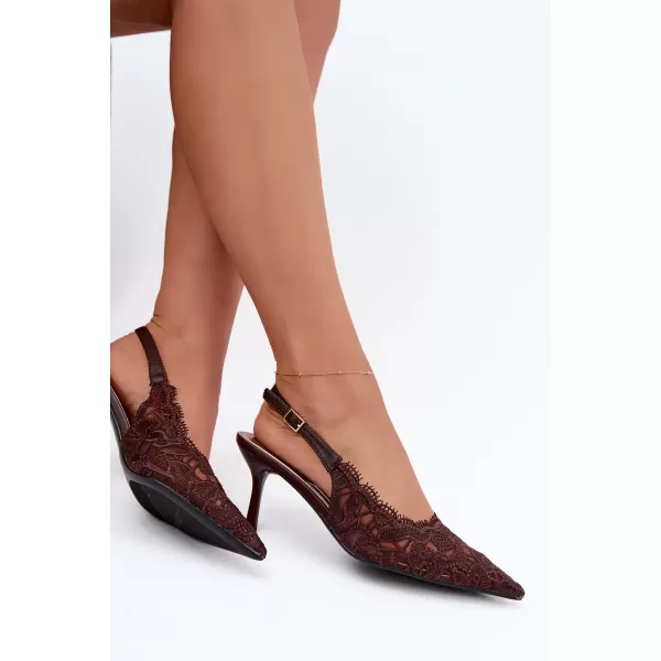  Dámské sandály BOTO T685P BROWN 