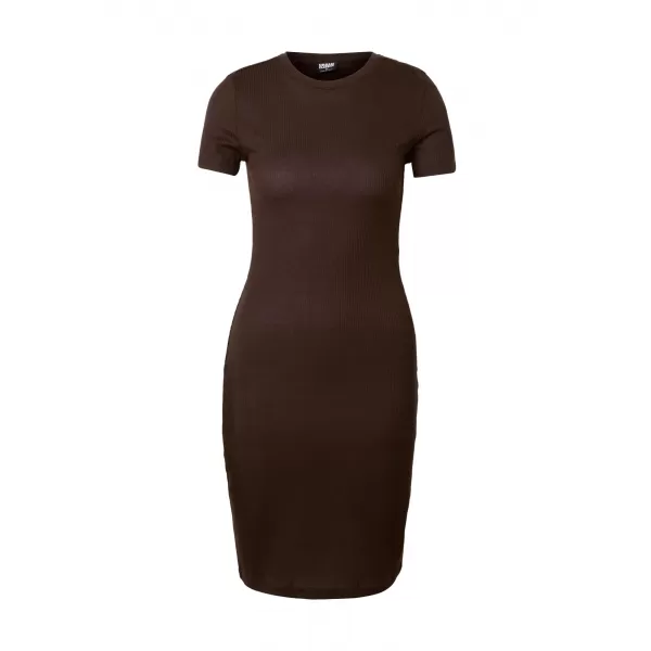  Dámské šaty URBAN CLASSICS TB8275 BROWN 