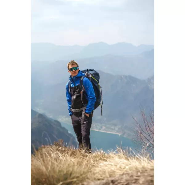  Pánská nepromokavá softshellová bunda NORDBLANC EXPEDITIOUS NBSSM8323 MODRÁ 