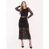 Dámská sukně ITALY MODA MI-SD-G9137.16P NOIRE