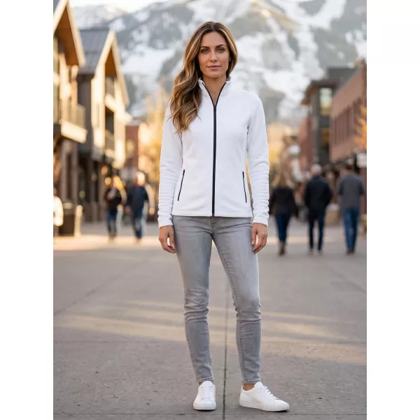  Dámská micro fleece mikina MALFINI FACTOR 853 BÍLÁ 