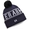 Pánská čepice UNDER ARMOUR M HALFTIME POM BEANIE 1386634-411 MODRÁ