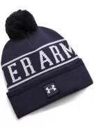 Pánská čepice UNDER ARMOUR M HALFTIME POM BEANIE 1386634-411 MODRÁ