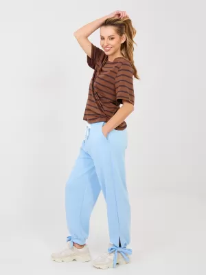 Dámské kalhoty FACTORY PRICE IT-SP-9987.16 LIGHT BLUE