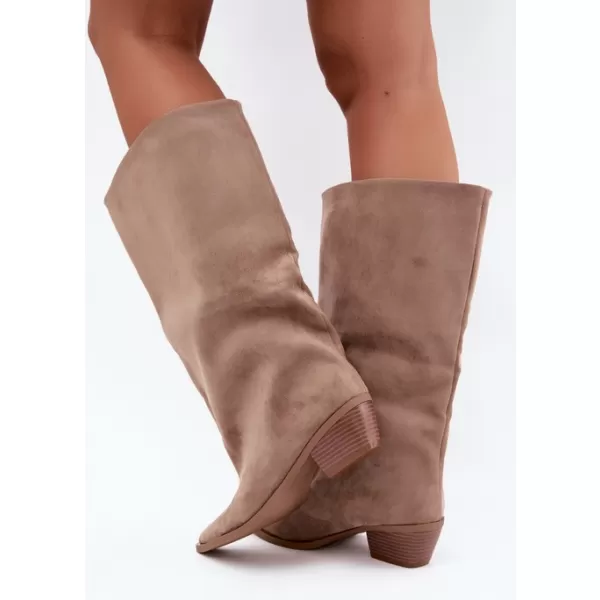  Dámské kozačky BOTO 2578A BEIGE 