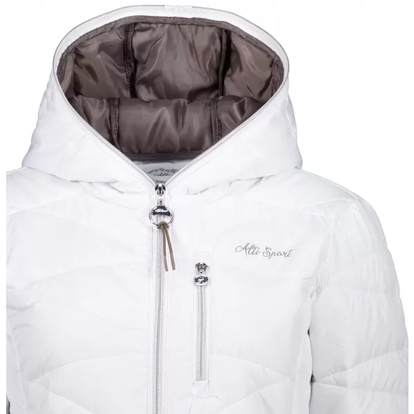  Dámská zimní bunda ALTISPORT IVORY BÍLÁ 