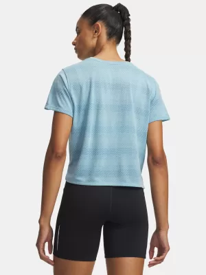 Dámské triko UNDER ARMOUR VELOCITI SHORTSLEEVE 6009540-425 MODRÁ
