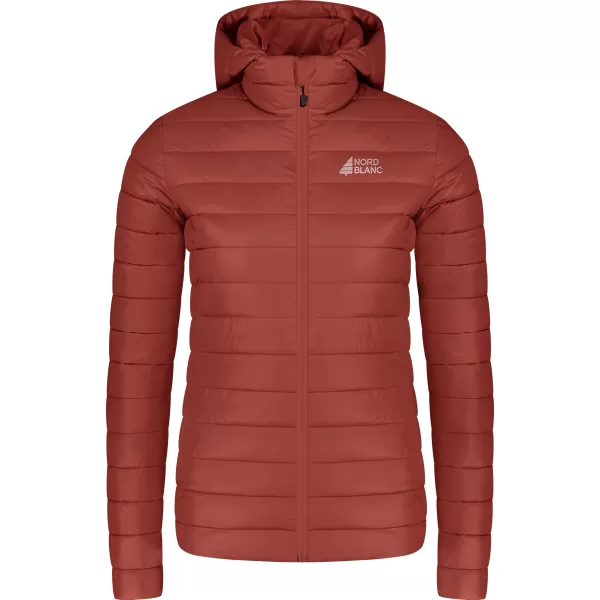  Dámská prošívaná bunda NORDBLANC NIMBUS WJL8395 HNĚDÁ 