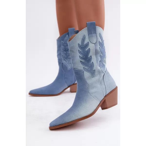  Dámské kovbojky BOTO C-331 DENIM BLUE 