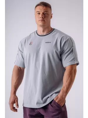 Pánské trička NEBBIA OLYMPIA MUSCLE COVER 942 LIGHT GREY