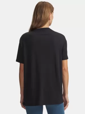 Dámské triko UNDER ARMOUR RIVAL OS CAMPUS TEE 6007883-001 ČERNÁ
