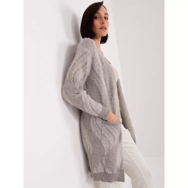  Dámský svetr WOOL FASHION ITALIA AT-SW-234501.00P GRAY 