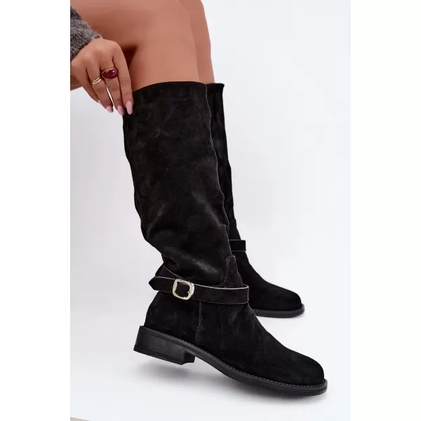  Dámské kozačky VINCEZA 89168 BLACK 