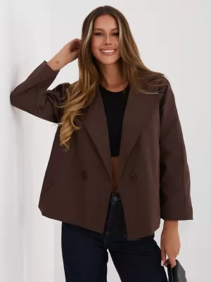 Dámská bunda RUE PARIS IT-KR-FL8897KSM.02 BROWN