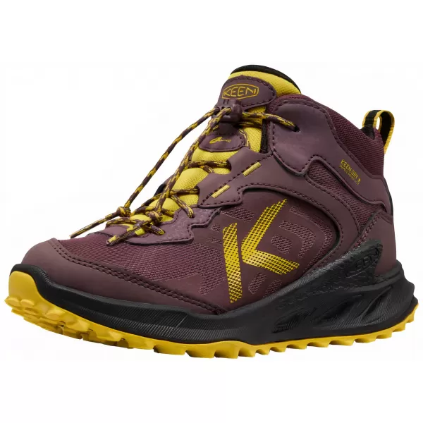  Dětské boty KEEN ZIONIC MID WP HUCKLEBERRY/MANGO MINT 