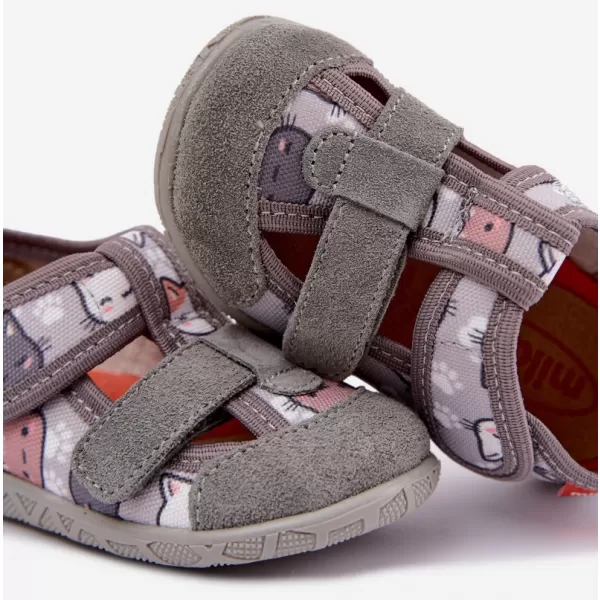  Dětské pantofle MILAMI 118/BR-34 GREY 