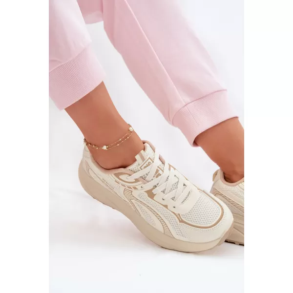 Dámské tenisky BIG STAR SHOES TT274326 BEIGE 