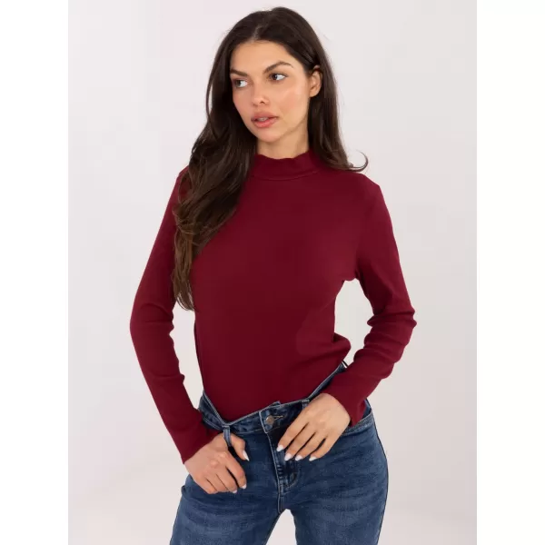  Dámská halenka FACTORY PRICE JM-BZ-3035.64 BURGUNDY 
