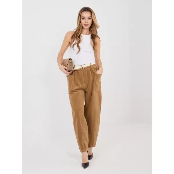  Dámské kalhoty RUE PARIS IT-SP-FL9665.78 CAMEL 