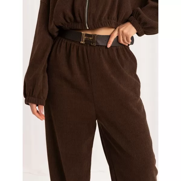  Dámské kalhoty ITALY MODA MI-SP-P72003H.70 BROWN 