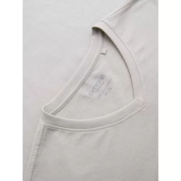  Pánské tričko OMBRE OM-LSBL-0143 LIGHT BEIGE 