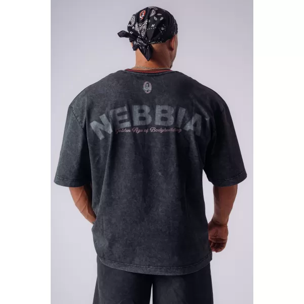  Pánské trička NEBBIA OLYMPIA HEAVYWEIGHT COTTON 941 BLACK 
