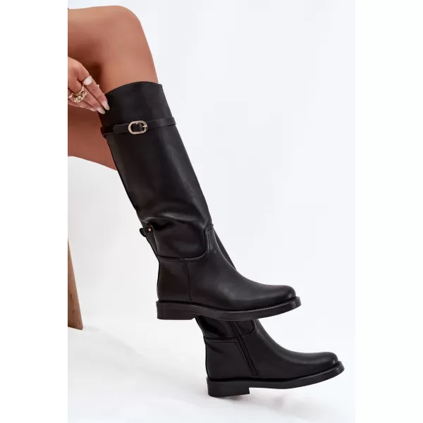  Dámské kozačky BOTO CLS-537 BLACK 