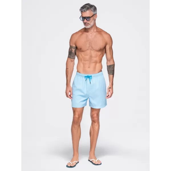  Pánské kraťasy OMBRE OM-SRSS-0216 LIGHT BLUE 