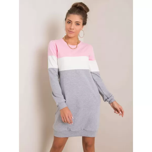  Dámské šaty RUE PARIS RV-SK-5869.04 PINK 