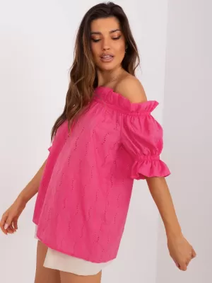 Dámská halenka LAKERTA LK-BZ-509355.68P DARK PINK
