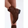 Dámské kotníkové boty S.BARSKI HY62-8125 CHOCOLATE