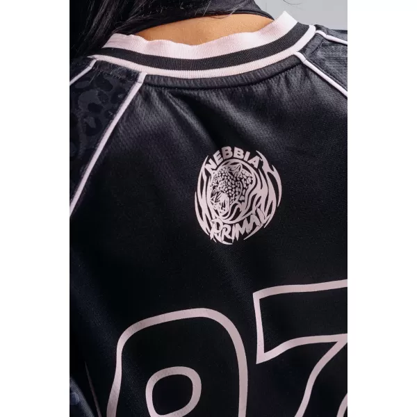  Oversized tričko 97 NEBBIA PRIMAL 862 BLACK LEOPARD 
