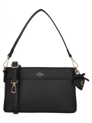 Kabelka Charm London Cambridge W01060 Black BLACK