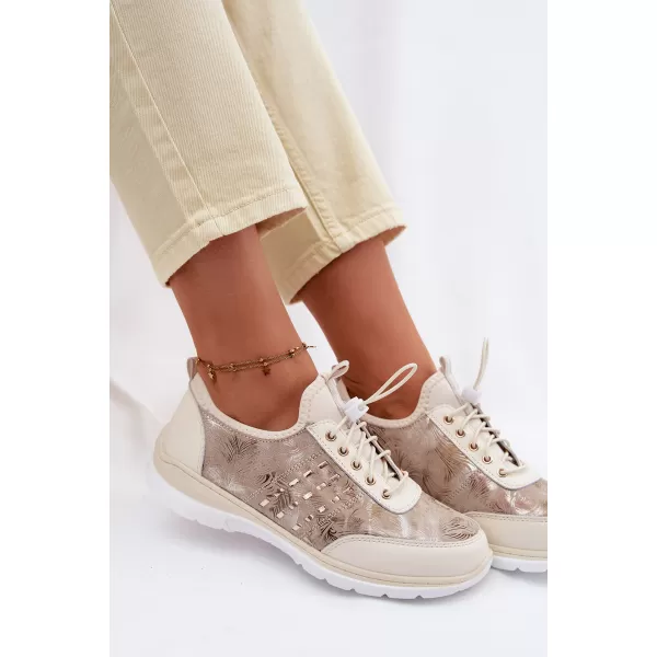  Dámské tenisky D&A GR61-5990 BEIGE 