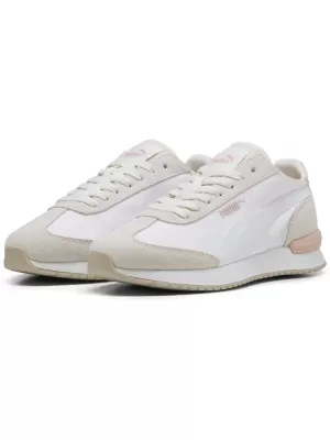 Tenisky PUMA R78 WIND NYLON 400694-04 WHITE/PUMA WHITE/DESERT DUST