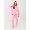 Dámská tepláková souprava RUE PARIS IT-KMPL-20583.09P PINK