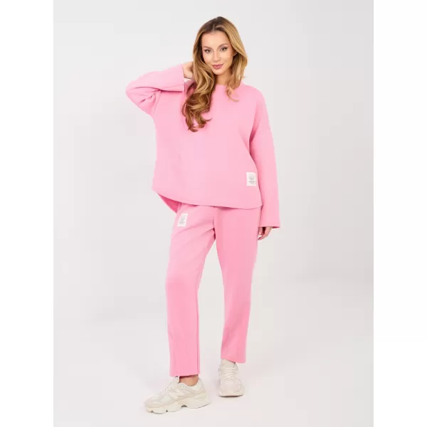  Dámská tepláková souprava RUE PARIS IT-KMPL-20583.09P PINK 