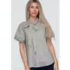 Dámská košile OMBRE OW-SH-E0067 BEIGE