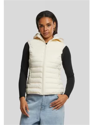 Dámská prošívaná vesta URBAN CLASSICS TB8710-02903 WHITE SAND