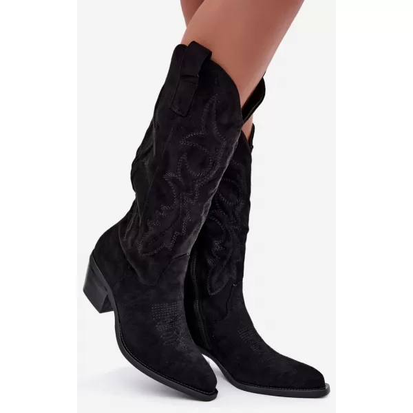  Dámské kozačky BOTO 7689A BLACK 