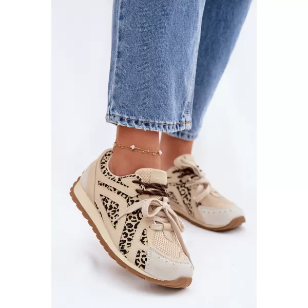 Dámské tenisky BIG STAR SHOES TT274549 BEIGE 