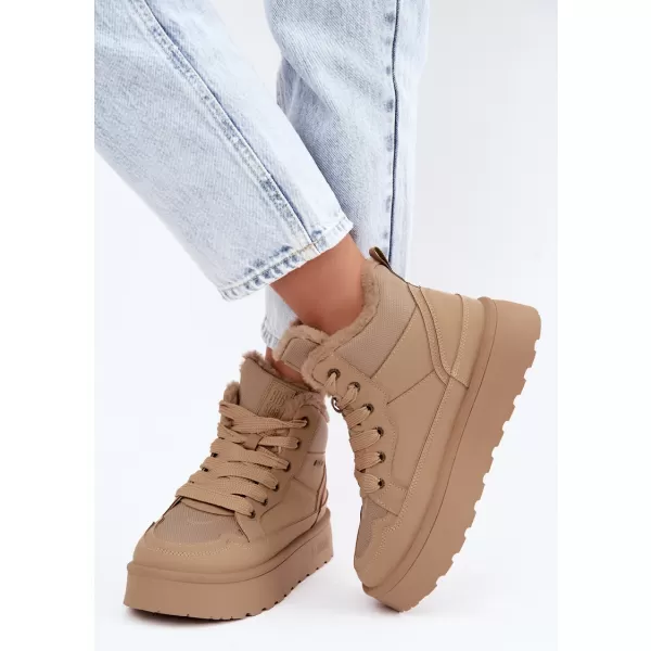  Dámské sněhule BIG STAR SHOES UU274166 BEIGE 